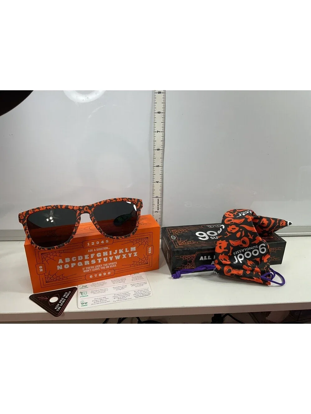Goodr Exercise The Demons Sunglasses NIB Glow In The Dark